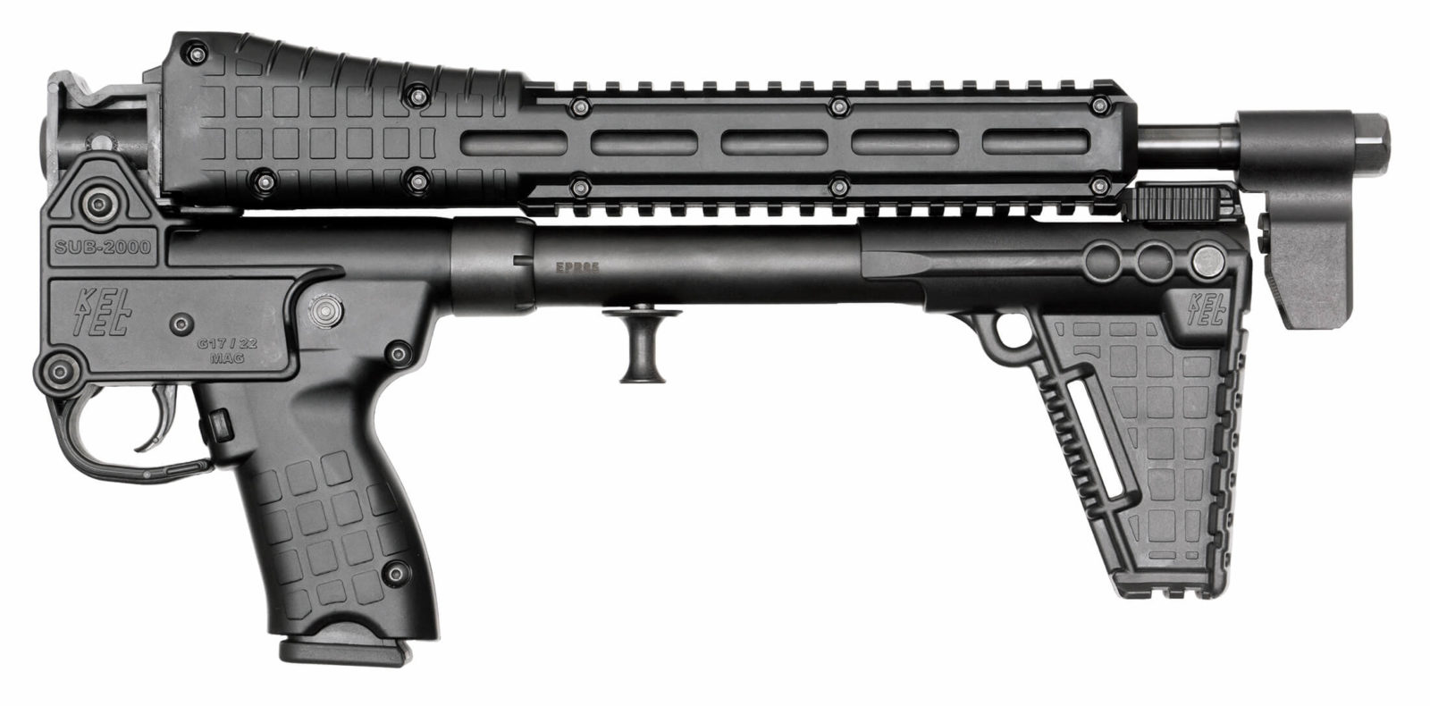KelTec SUB2000 Pistol Caliber Carbine 9mm G17/22 Mag Black KF
