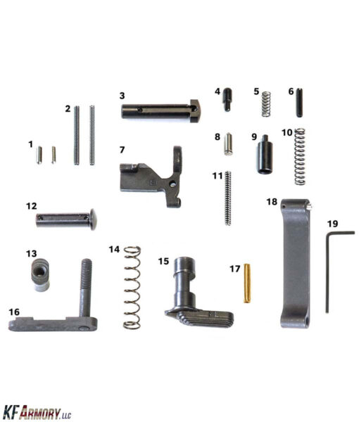 Geissele AR-15 Standard Lower Parts Kit, No Grip