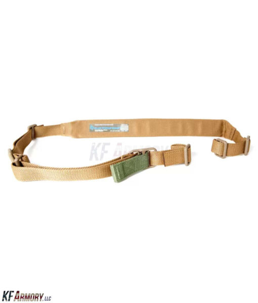Blue Force Gear Vickers Padded Sling 2-Point Nylon Hardware - Coyote Brown