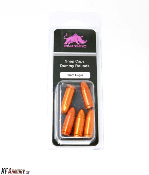 Mantis Pink Rhino Dummy Round Snap Caps – 9mm (5-Pack)