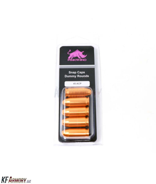 Mantis Pink Rhino Dummy Round Snap Caps – 45 ACP (5-Pack)