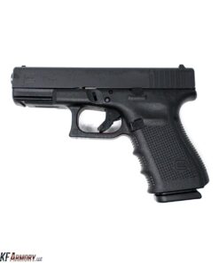 Glock G19 Gen 4 9mm Front Serrations - Black (Glock Blue Label)