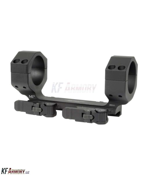 Midwest Industries 34mm Heavy Duty Scope Mount with Zero Offset - Black
