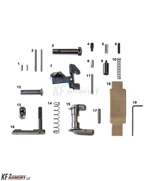 Geissele Automatics Super Duty Lower Parts Kit, No Grip - DDC
