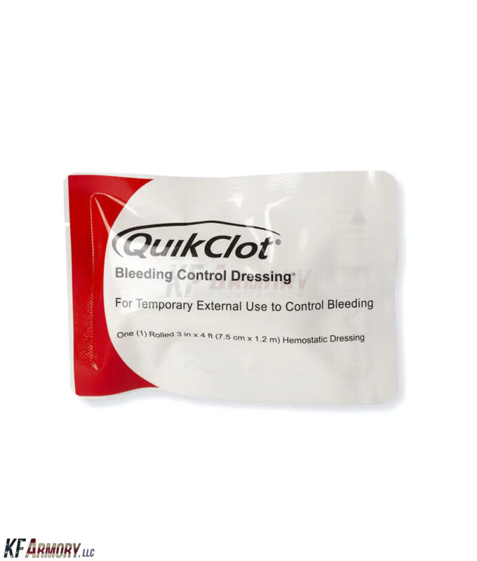 Blue Force Gear Hemostatic, QuikClot Gauze and Dressings White KF