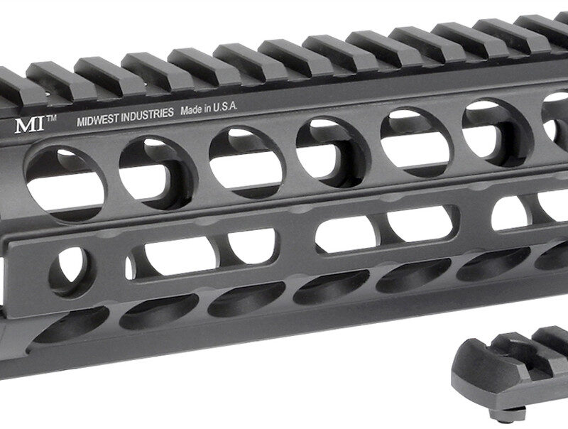 MIDWEST AR15/M16 Two-Piece Drop-In Handguard, M-LOK