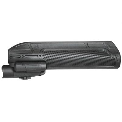 Adaptive Tactical, EX Performance Tactical Light and Forend, Mossberg 500 and 88 12 Gauge, 300-Lumen Beam, Black