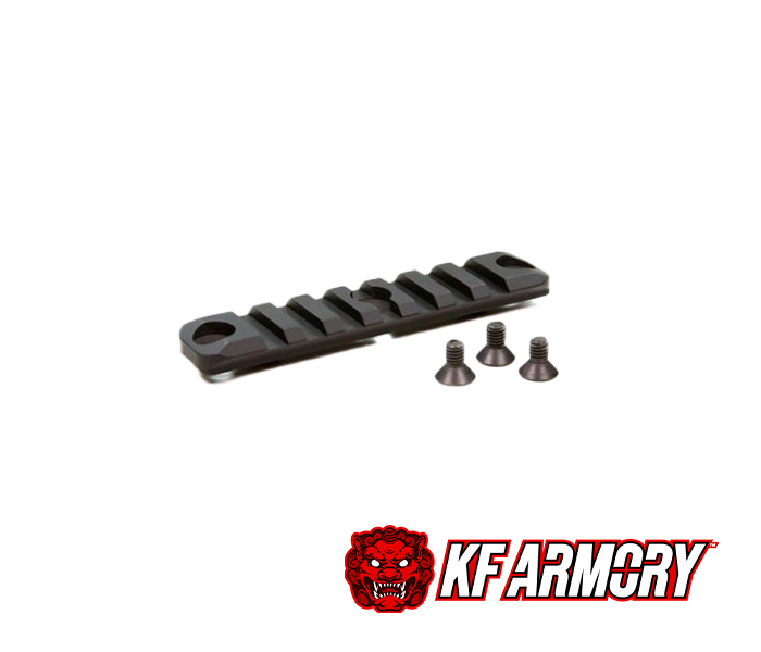 Geissele Automatics 3-Hole Accessory Rail for Geissele HK SMR - Black