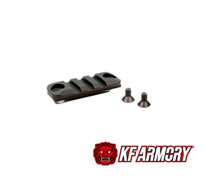 Geissele Automatics 2-Hole Accessory Rail for Geissele HK SMR - Black