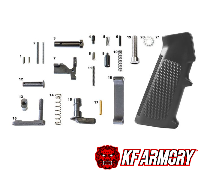 Geissele Automatics Standard Lower Parts Kit, with Grip