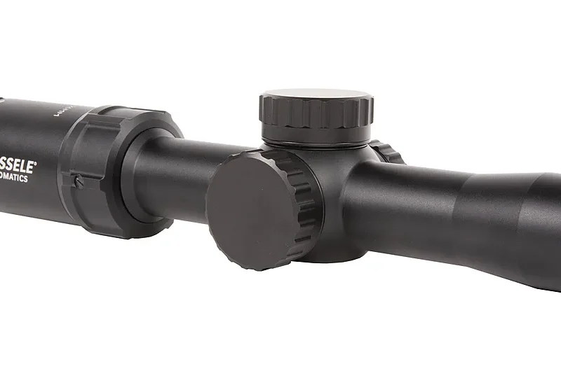 Geissele Automatics Super Precision 1-6x26mm Rifle Scope, DMMR-1 Reticle, 30mm Tube, Second Focal Plane, Black