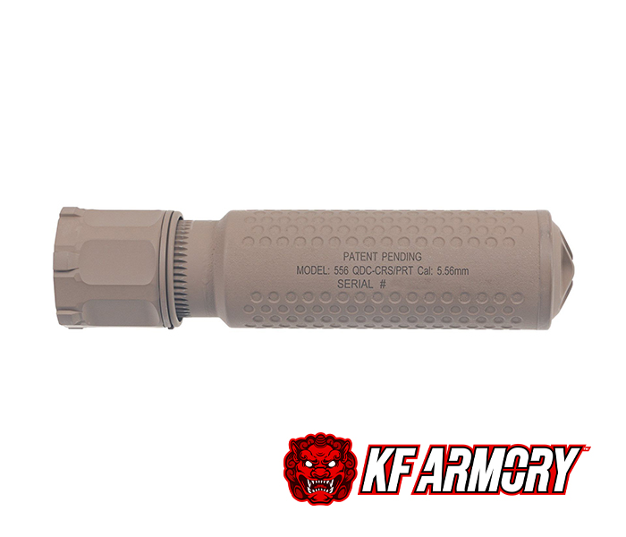 KAC 5.56mm QDC/CRS-PRT Suppressor - FDE [NFA]