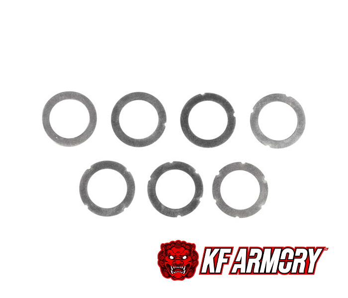 KAC 7-Piece Muzzle Device Shim Set, for SR-25/M110