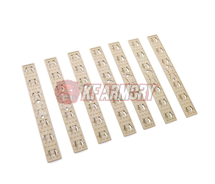 KAC 7 Piece Panel Kit, Keymod URX 4 - FDE