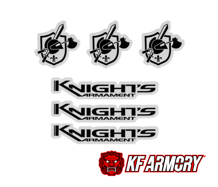 KAC White Logo Sticker Pack
