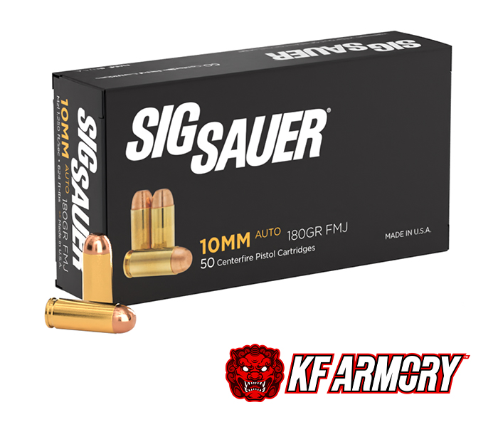 Sig Sauer 10MM, 180GR, Elite Ball, FMJ