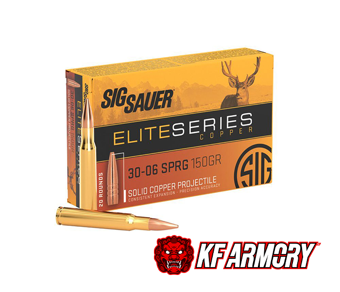 Sig Sauer 30-06 SPRG, 150GR, ELITE COPPER HUNTING