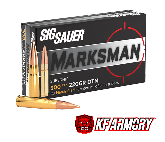 Sig Sauer 300BLK, 220GR, Elite Match Grade, SUBSONIC OTM