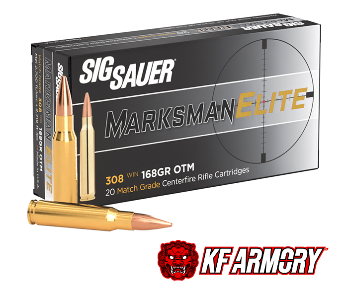 Sig Sauer 308WIN, 168GR, Elite Match Grade, OTM