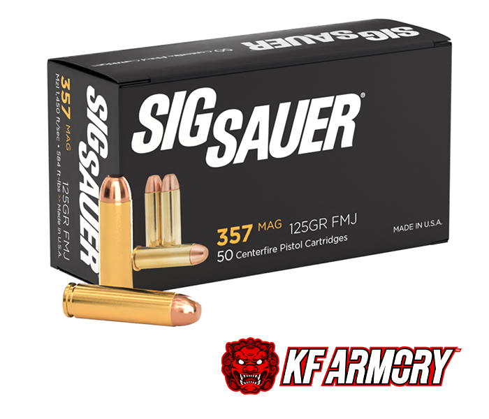 Sig Sauer 357MAG, 125GR, Elite Ball, FMJ