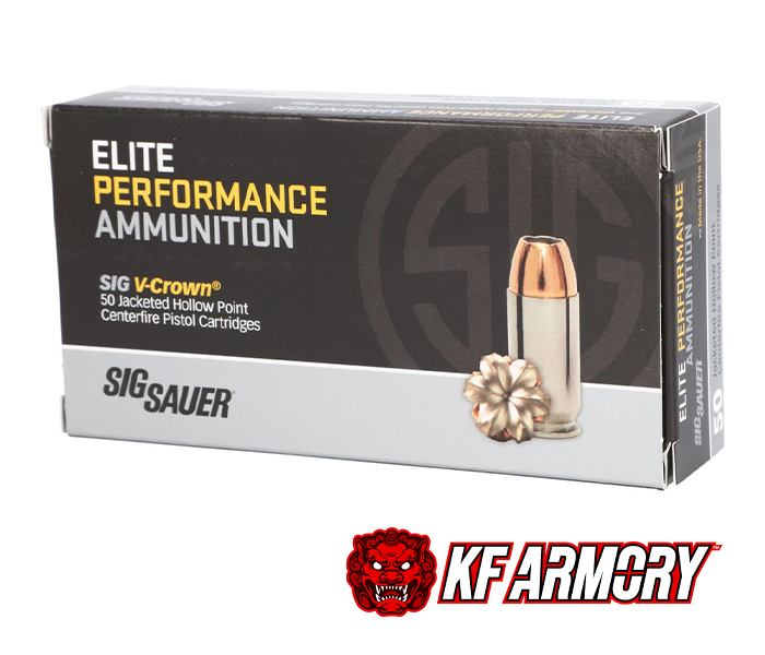 Sig Sauer 40S&W, 180GR, ELITE V-CROWN, JHP