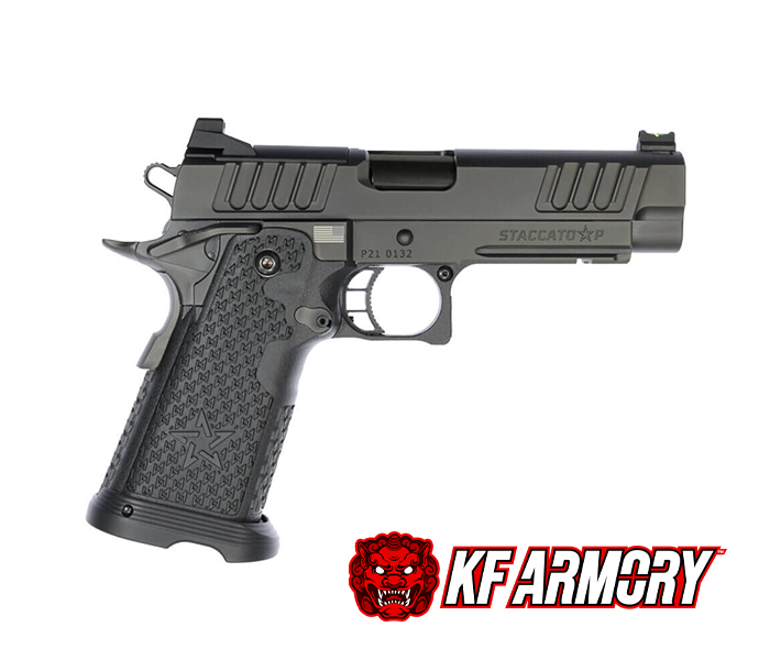 Staccato P Optics Ready CS Frame DLC Bull Barrell G2 Grip | STI 9mm