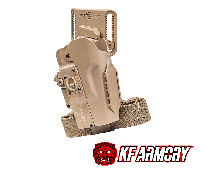 Surefire Lefthanded MASTERFIRE Pro Rapid Deploy Quick-Draw Holster for Use with SureFire MasterFire System