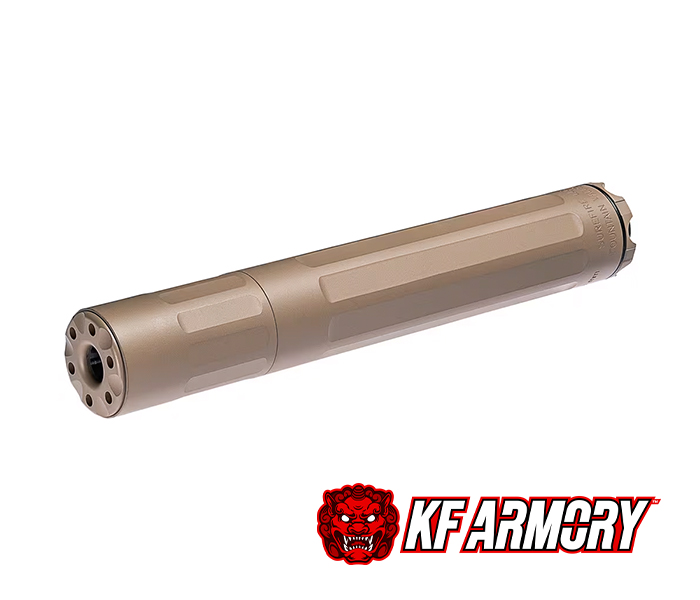 Surefire Ryder 9M-Ti 9mm Dark Earth Modular Suppressor 1/2x28 Threaded