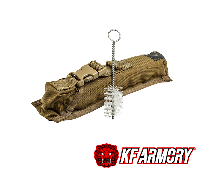 Surefire 6" Rugged Cordura Nylon Suppressor Pouch and Brush