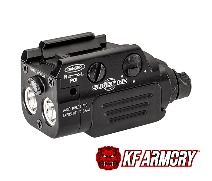 Surefire Compact Rechargeable Handgun Light + Red Laser Sight