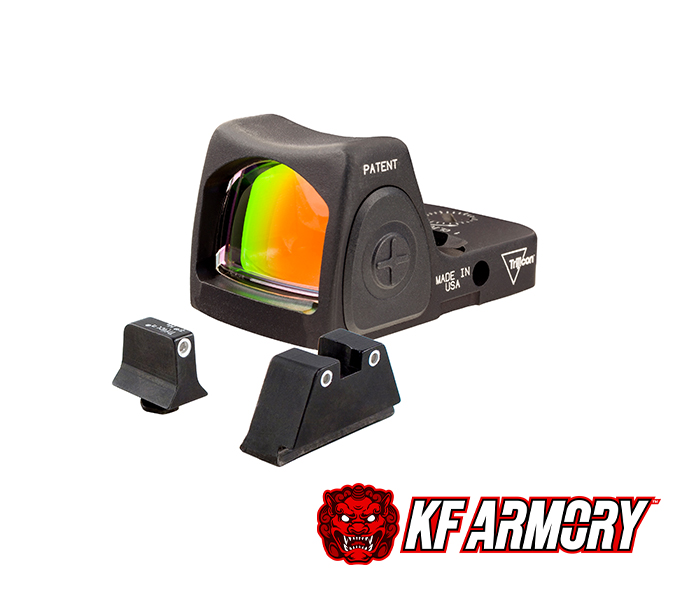 Trijicon® Dual Defense™ Kit RMR® Type 2 with Suppressor/Optic Height Sight Set