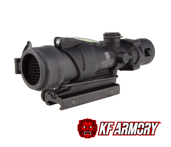 Trijicon® ACOG® 4x32 Army RCO Riflescope - M4 Green Chevron Reticle, Thumbscrew Mount, Tritium / Fiber Optics Illuminated