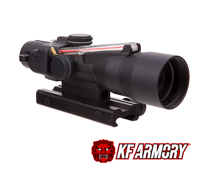 Trijicon® ACOG TA33 3x30mm Rifle Scope, Black, Red Crosshair .300 AAC Blackout / 115/220 Grain Reticle, MOA Adjustment