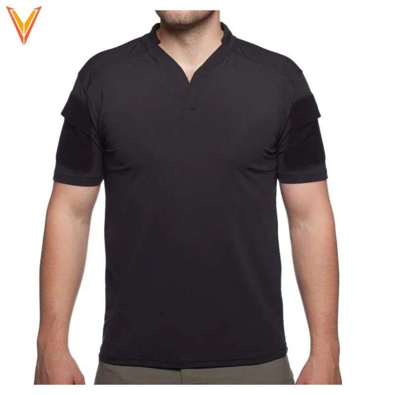 VELOCITY SYSTEMS Rugby Shirt Short Sleeve - BLK