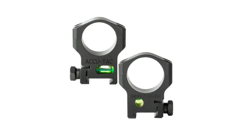 ACCU-TAC HSR-34 Scope Ring Set - 34mm