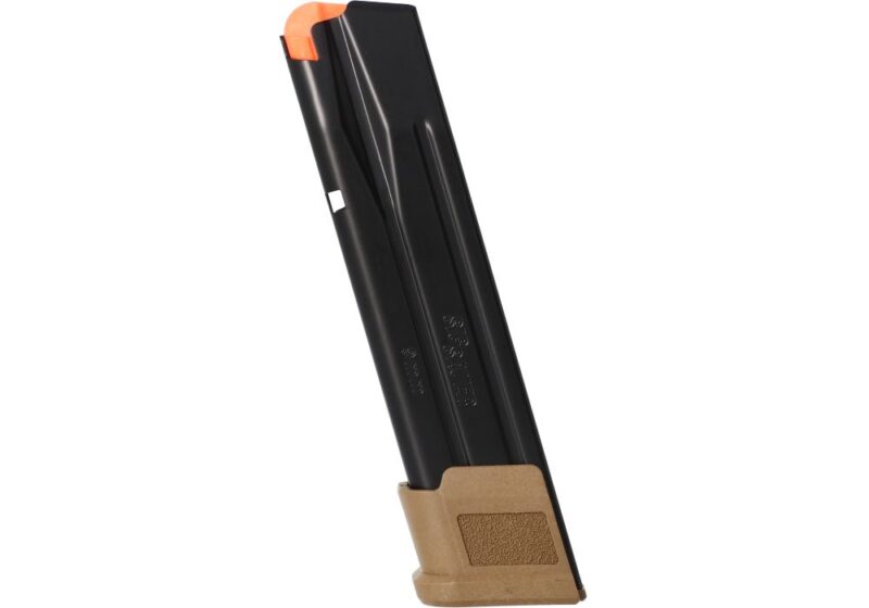 SIG SAUER, MAGAZINE, P320, 9MM, FULL, 21 RD, M17 COYOTE