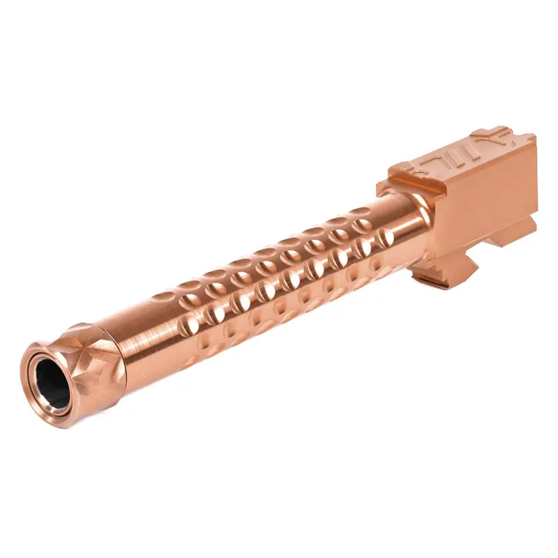 ZEV Optimized Match G17 Gen1-4 Threaded Barrel - Bronze, 1/2x28