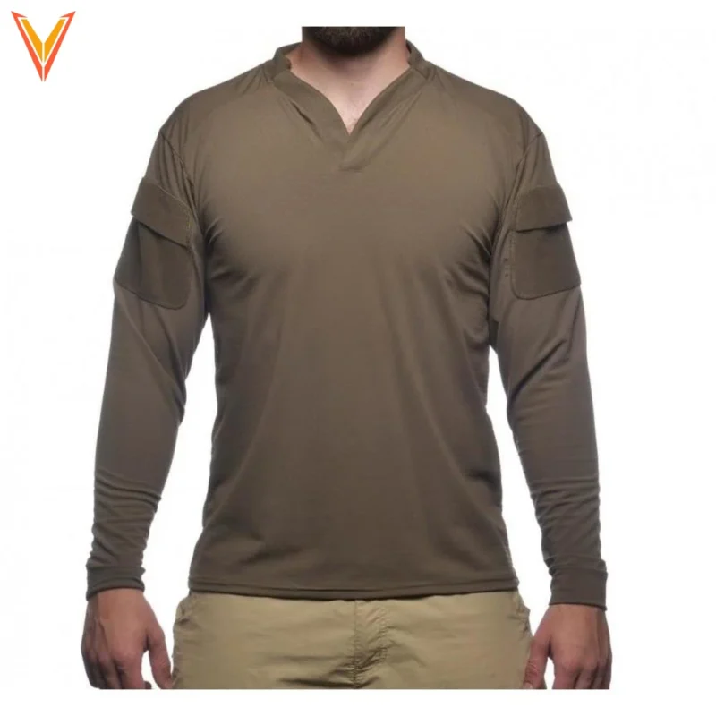VELOCITY SYSTEMS Rugby Shirt Long Sleeve - GRN