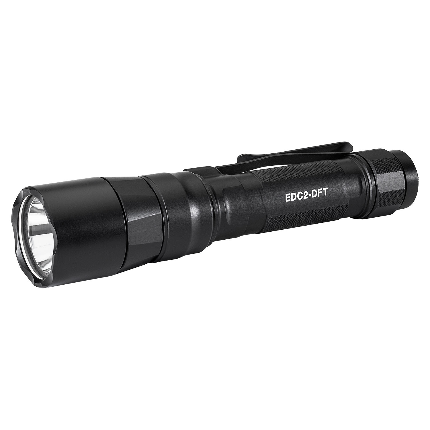 Surefire, Everyday Carry Light (EDC-2-DFT), Dual-Fuel Turbo Flashlight, 700 Lumens, Anodized Finish, Black