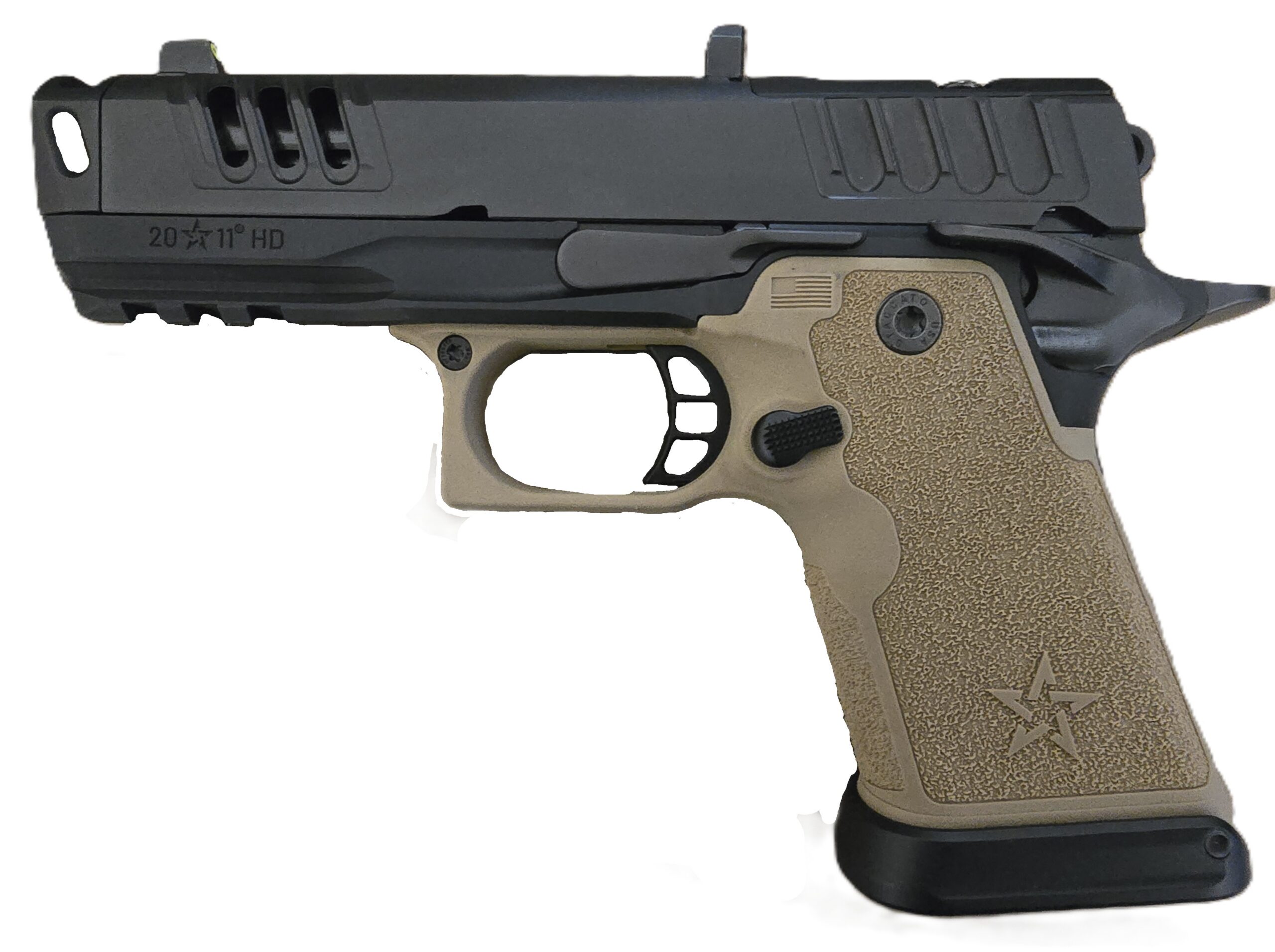 Staccato 2011 HD C4X 9mm Pistol - PREMIUM PACKAGEW/ FDE GRIP - LIMITED EDITION